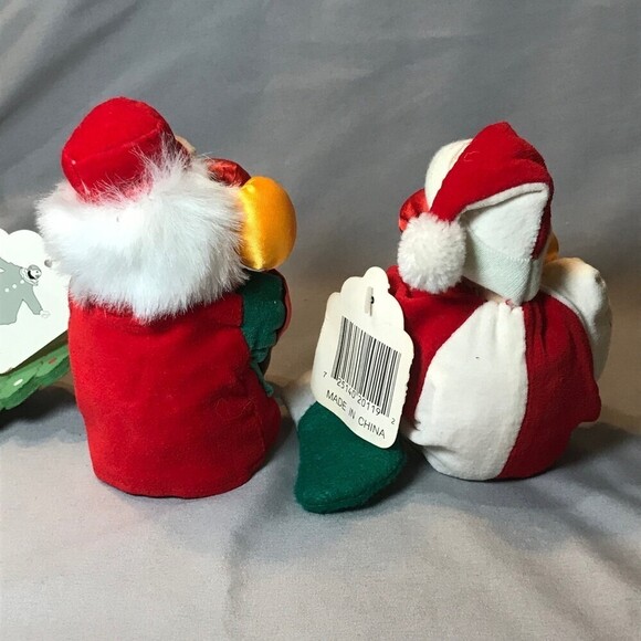 Vintage Christmas Clown Ceramic and Cloth Plush Decor - Picture 4 of 7
